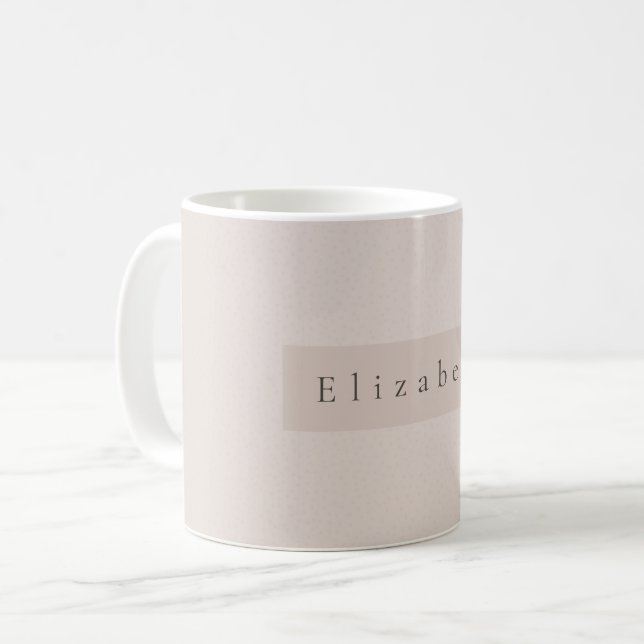 Taza De Café Modern Name Mug  (Anverso izquierdo)