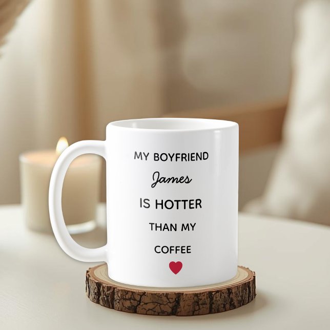 Taza De Café Modern Personalized Boyfriend Coffee Mug (Subido por el creador)