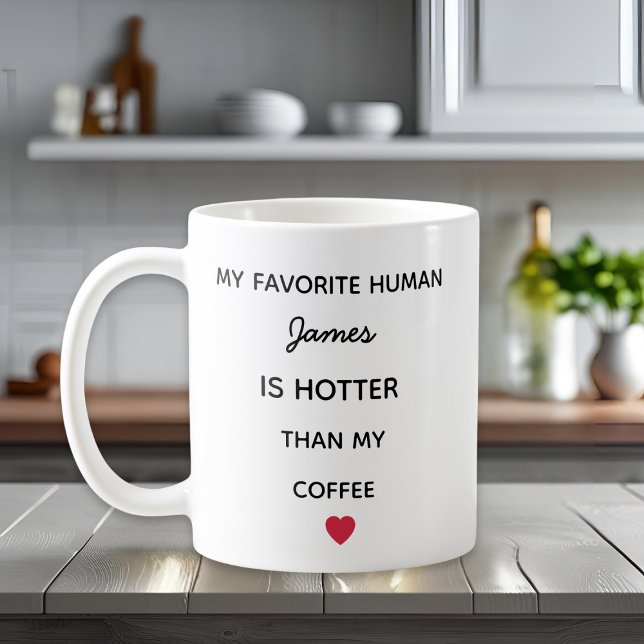 Taza De Café Modern Personalized Favorite Human Coffee Mug (Subido por el creador)