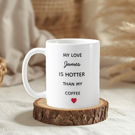 Taza De Café Modern Personalized Love Coffee Mug