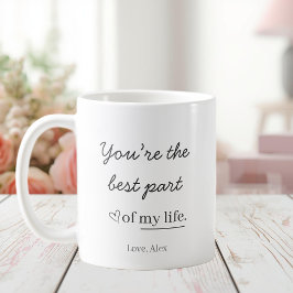 Taza De Café Modern Personalized Love Mug