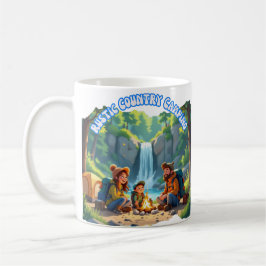 Taza De Café Modern Rustic Family Camping