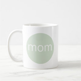 Taza De Café Modern Sage Green Mom