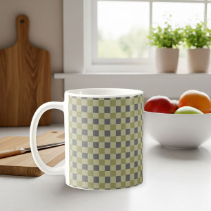 Taza De Café Modern Square Pattern Mug