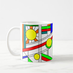 Taza De Café Moderna apariencia de vidrio templado