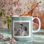 Taza De Café Moderna foto familiar de fábrica simple y encantad<br><div class="desc">Moderna foto familiar de fábrica simple y encantador regalo</div>