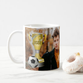 Taza De Café Moderna foto y nombre para el deporte de fútbol gr