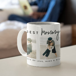 Taza De Café Moderna Personalizada Mejor Mami del Mundo | 3 Fot