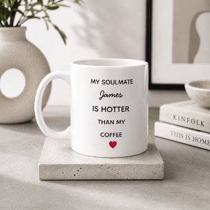 Taza De Café Moderna Personalizada Para Compañero 