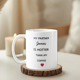 Taza De Café Moderna Personalizada Para Pareja