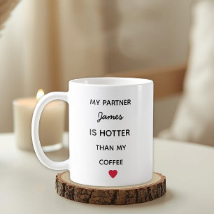 Taza De Café Moderna Personalizada Para Pareja