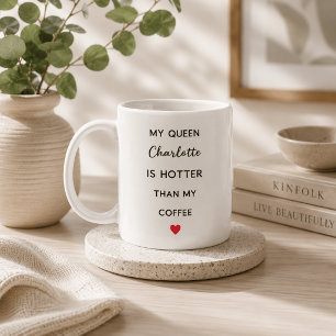 Taza De Café Moderna Personalizada Para Reina
