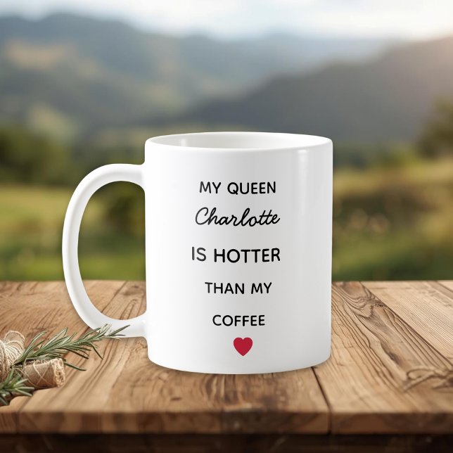 Taza De Café Moderna Personalizada Para Reina (Subido por el creador)