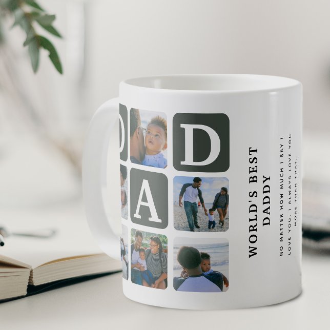 Taza De Café Moderna red multifotográfica cúta DAD Gift Coffee  (Subido por el creador)