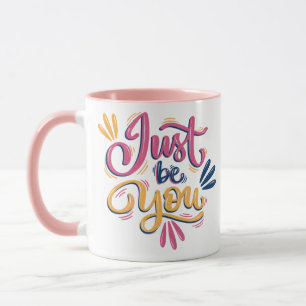 Taza de café moderna solo sé tú