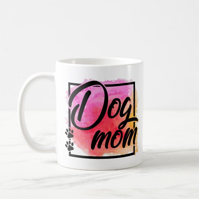 Taza De Café Moderna y colorida madre de perro (Izquierda)