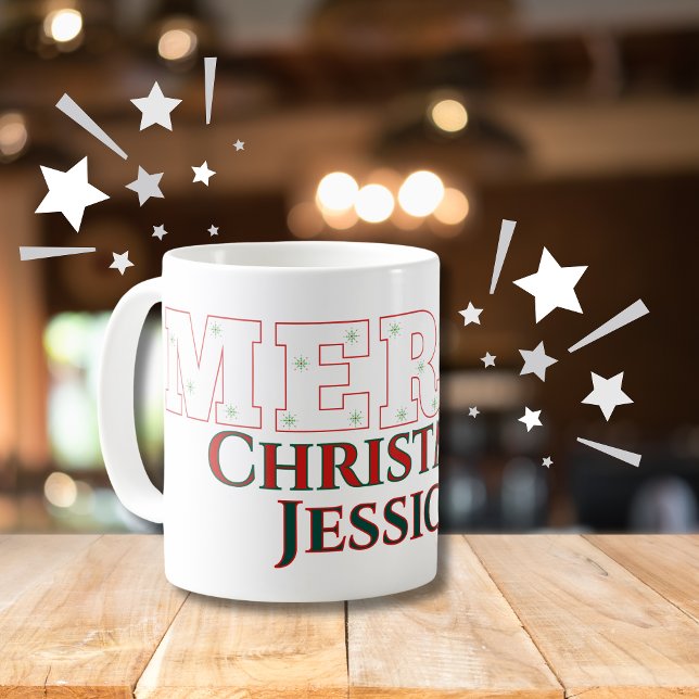 Taza De Café Moderna y elegante Navidad (Subido por el creador)