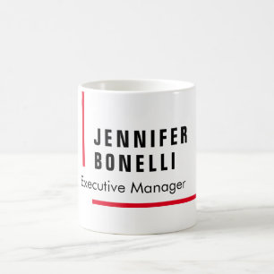 Taza De Café Moderna y sobria profesional minimalista