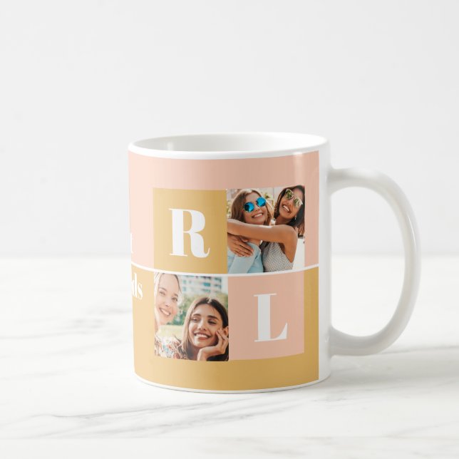 Taza De Café Moderno "Best Friends Photo Mug" (Derecha)