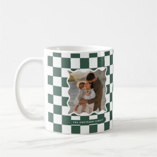 Taza De Café Moderno control de bordes ondulados mínimo Navidad