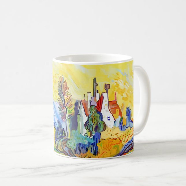 Taza De Café Moderno e impresionista Arte Escenario Verano Prov