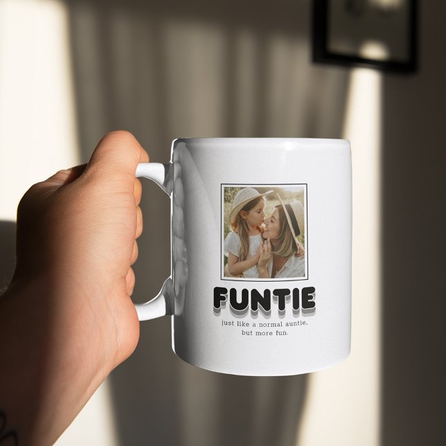 Taza De Café Moderno Funtie Auntie Photo Coffee Mug (Subido por el creador)