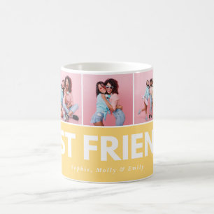 Taza De Café Moderno guión de fotos de chicas, amigos modernos
