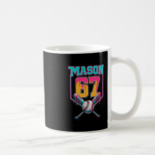 Taza De Café Moderno Mason 67 Mem Helado Goteo Vender Cumpleaño