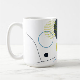 Taza De Café Moderno, memphis, fresco, único, moderno ilustraci