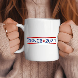 Taza De Café Moderno Mike Pence 2024 Presidente de Estados Unid