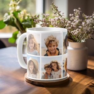 Taza De Café Moderno Mínimo 8 Collage de cuadrícula fotográfica