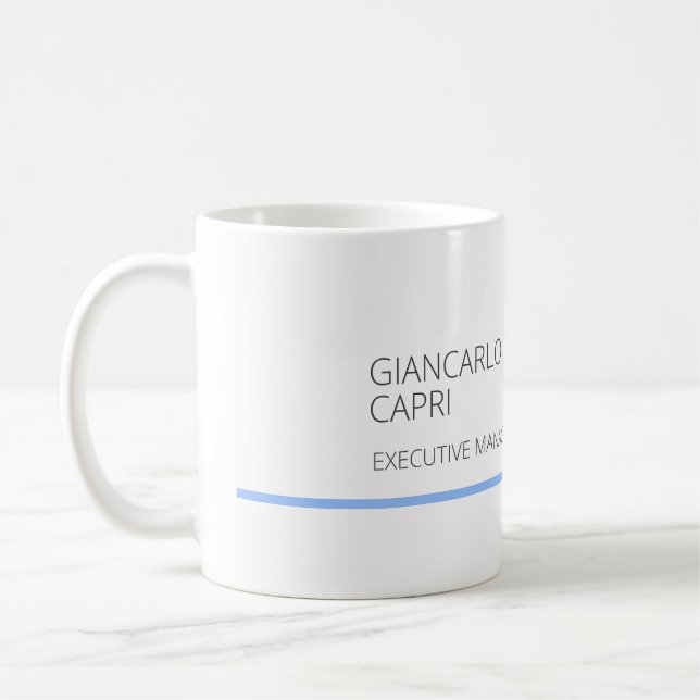 Taza De Café Moderno, sencillo y Minimalista (Izquierda)