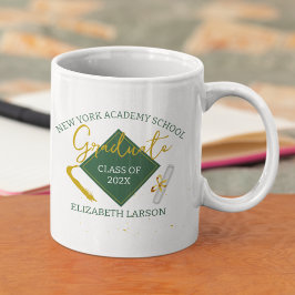 Taza De Café Moderno y elegante tema verde