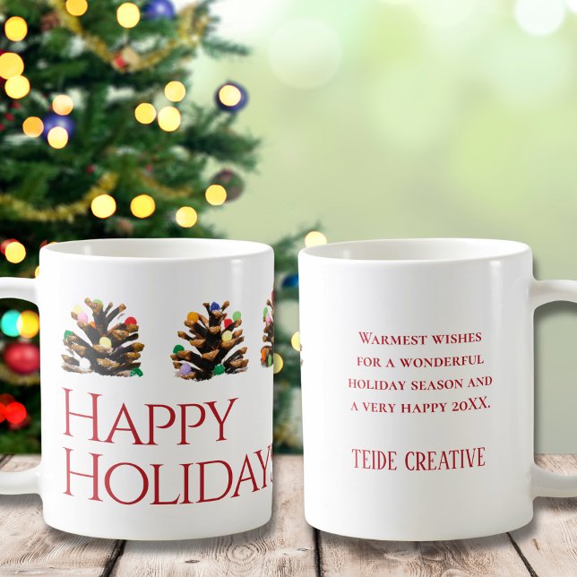 Taza De Café Moderno y único Navidad de negocios (Subido por el creador)