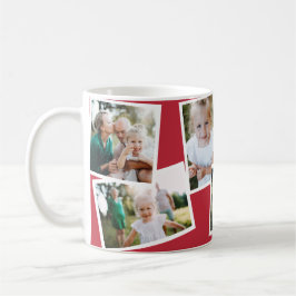 Taza De Café Modernos y elegantes navidades de la familia multi