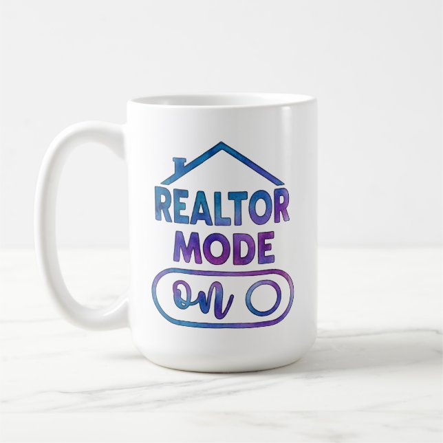 Taza de café Modo Agente Inmobiliario Activado Reg (Izquierda)