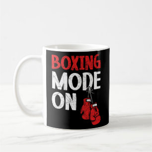 Taza De Café Modo De Boxeo En El Puncher De Knockout Profesiona