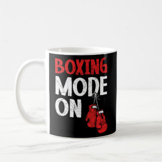 Taza De Café Modo De Boxeo En El Puncher De Knockout Profesiona
