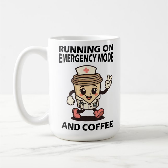Taza De Café Modo de emergencia activo: alimentado por el café (Izquierda)