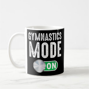 Taza De Café Modo De Gimnasia En El Atleta Gymnast De Guay