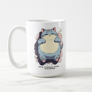 Taza De Café Modo de Mínimo Activado – Estado de Ánimo Relatabl