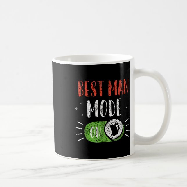 Taza De Café Modo de Padrino Activado Fiesta de Equipo del Novi (Derecha)