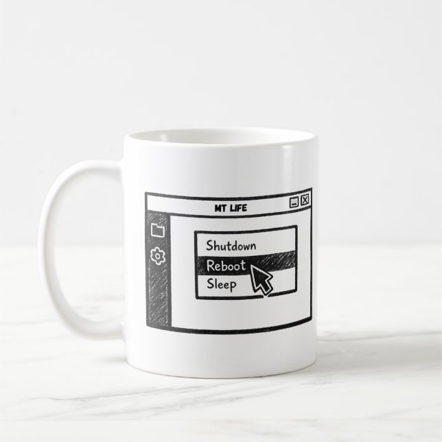Taza De Café Modo de reinicio (Izquierda)