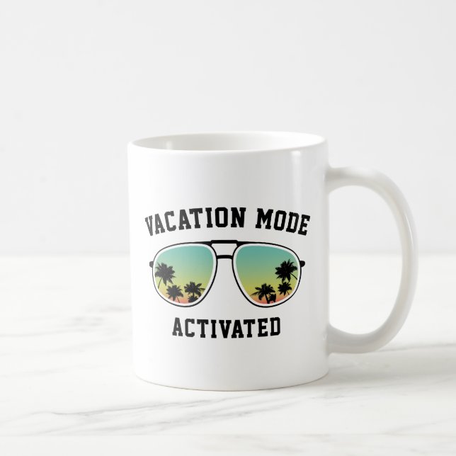 Taza De Café Modo de Vacaciones Activado (Derecha)