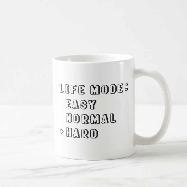 Taza De Café Modo de vida duro (Derecha)