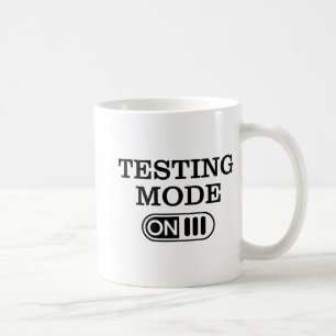 Taza De Café Modo En El Día De Prueba El Día De Prueba Del Prof