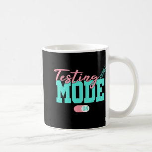 Taza De Café Modo En El Último Día De Prueba Escolar Profesor E