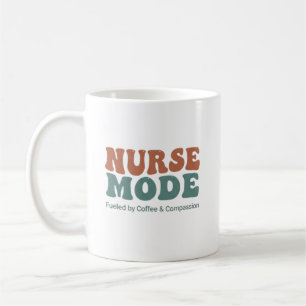Taza De Café Modo Enfermera Personalizado Café y Compasión