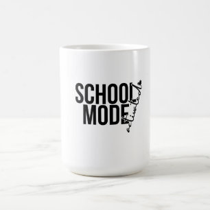 Taza De Café Modo escolar: Mug activado - Perfecto para todos
