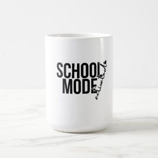 Taza De Café Modo escolar: Mug activado - Perfecto para todos